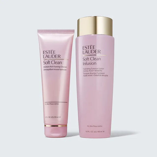 Soft Clean Skincare Set Cleanse + Hydrate + Soothe